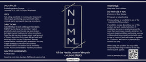 Numm Spray "1 oz"